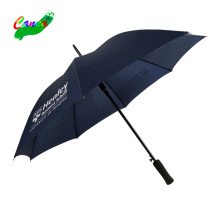 Poignée en mousse EVA pièces de base de parapluie numérique droites bâton semi-automatique 46 pouces imprimés promotionnels de ville régulière parapluies de logo
